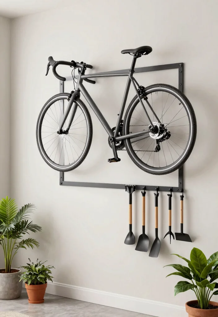 14 Small Space Bike Storage Ideas for Apartments and Tight Garages - 6. Magnetic Bike Storage System 1