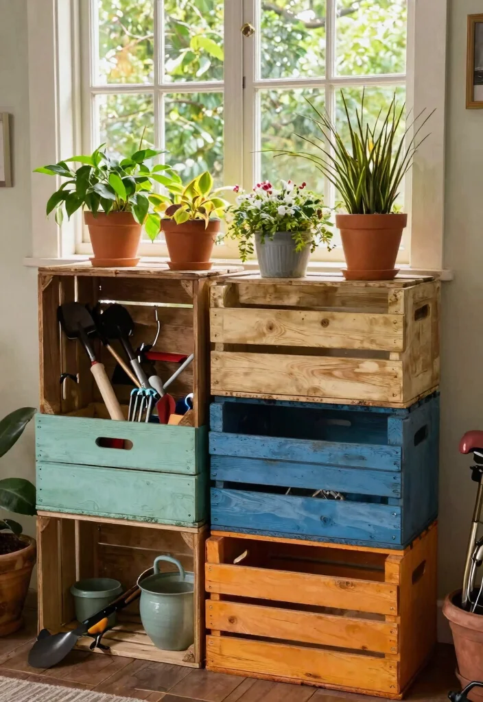 14 Small Space Bike Storage Ideas for Apartments and Tight Garages - 9. Bike Storage Crates 1