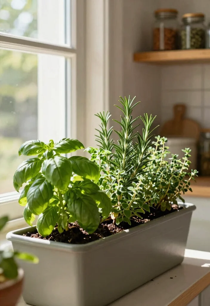 14 Window Flower Box Ideas for Full Sun With Low-Maintenance Plants - 6. Charming Herbs 1