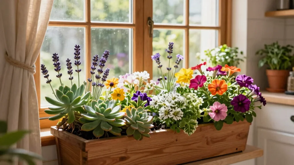 14 Window Flower Box Ideas for Full Sun With Low-Maintenance Plants