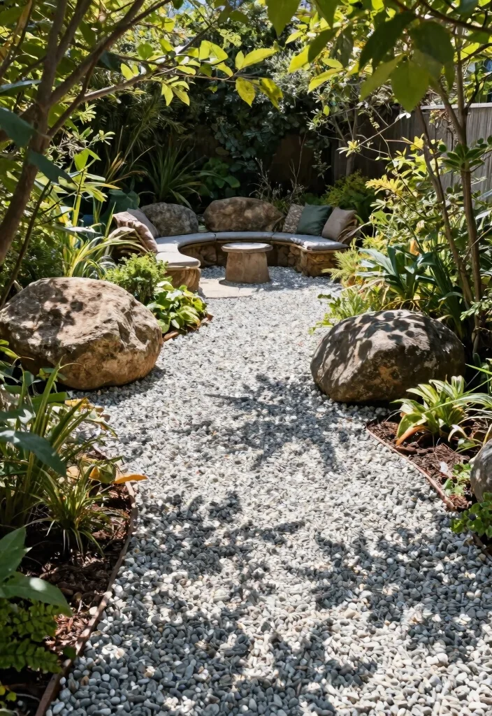 15 Backyard Paver Ideas for a Clean and Polished Outdoor Floor - 5. Gravel Paving 1