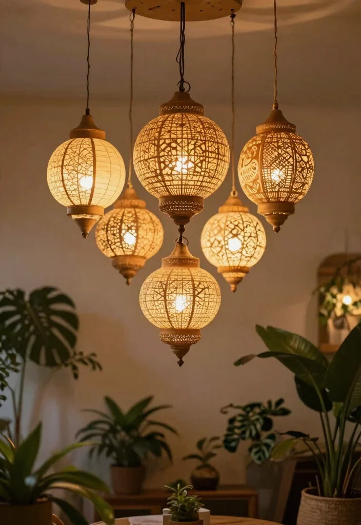 15 Ceiling Decoration Ideas That Transform a Plain Room Instantly - 9. Decorative Lanterns 1