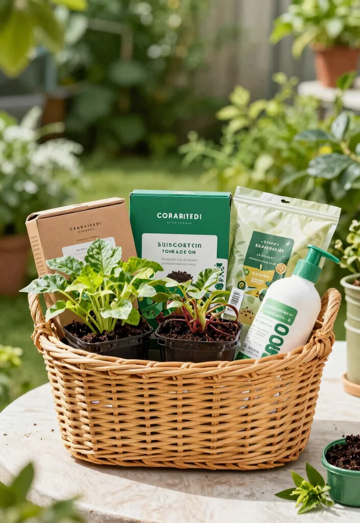 15 Gardening Gift Basket Ideas for the Plant Lover in Your Life - 14. Gardening Subscription Box Basket 1