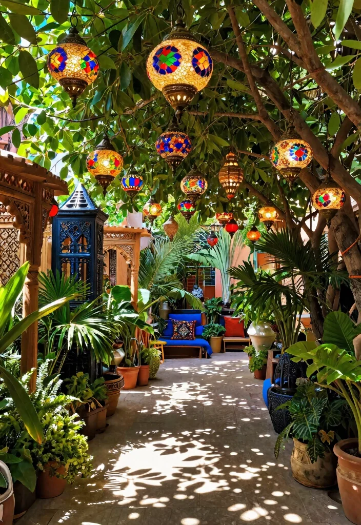 15 Outdoor Lantern Decor Ideas to Light Up Your Porch and Patio - 10. Moroccan Style Lanterns 1