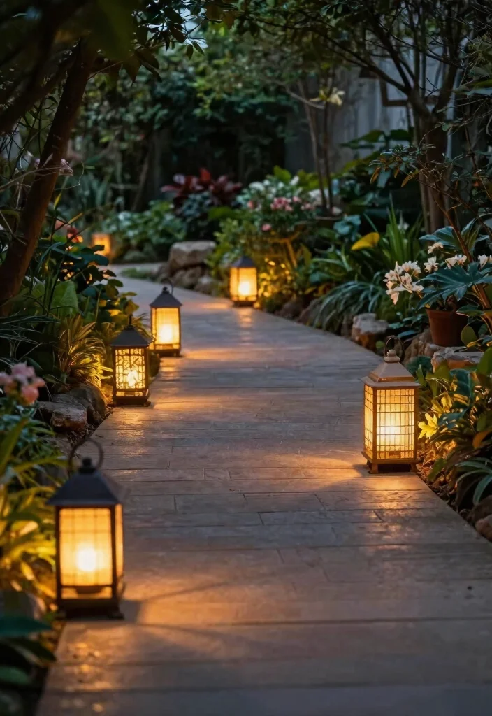 15 Outdoor Lantern Decor Ideas to Light Up Your Porch and Patio - 11. Pathway Lanterns 1