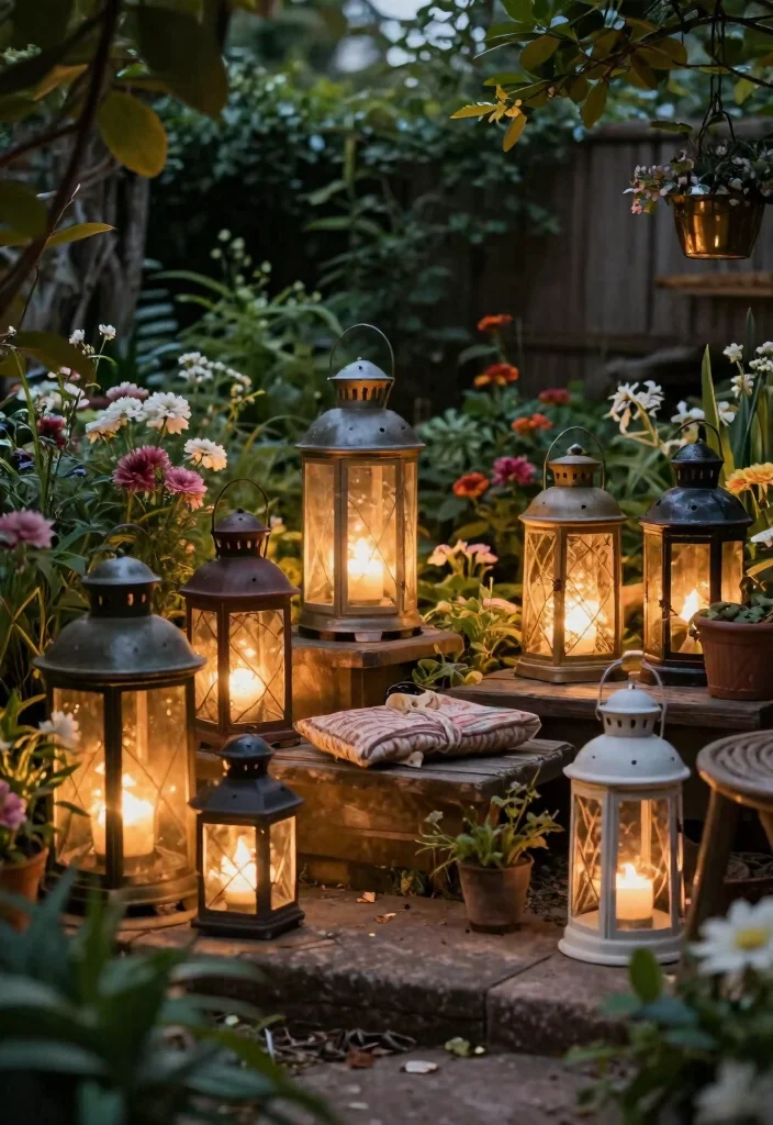 15 Outdoor Lantern Decor Ideas to Light Up Your Porch and Patio - 13. Vintage Lanterns 1