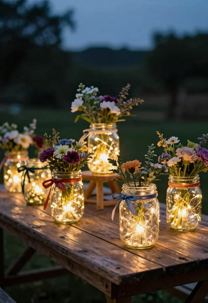 15 Outdoor Lantern Decor Ideas to Light Up Your Porch and Patio - 2. Upcycled Mason Jar Lanterns 1