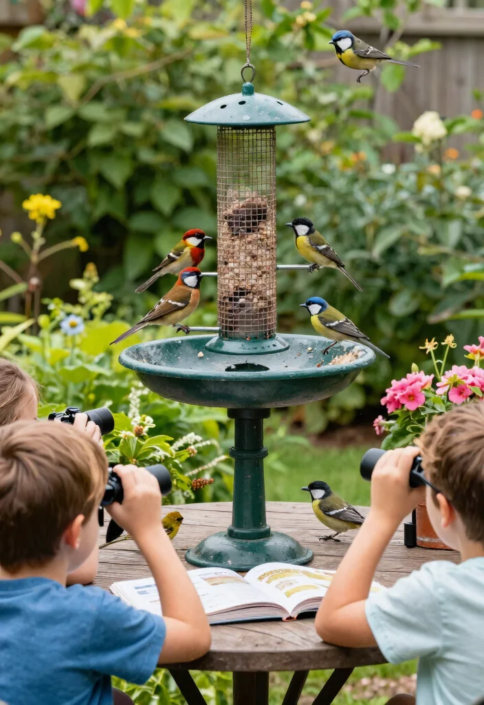 18 Kids Backyard Ideas for Hours of Outdoor Fun and Play - 14. Birdwatching Station 1