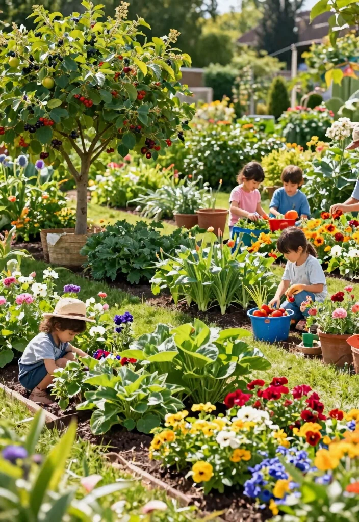 18 Kids Backyard Ideas for Hours of Outdoor Fun and Play - 18. Edible Landscapes 1