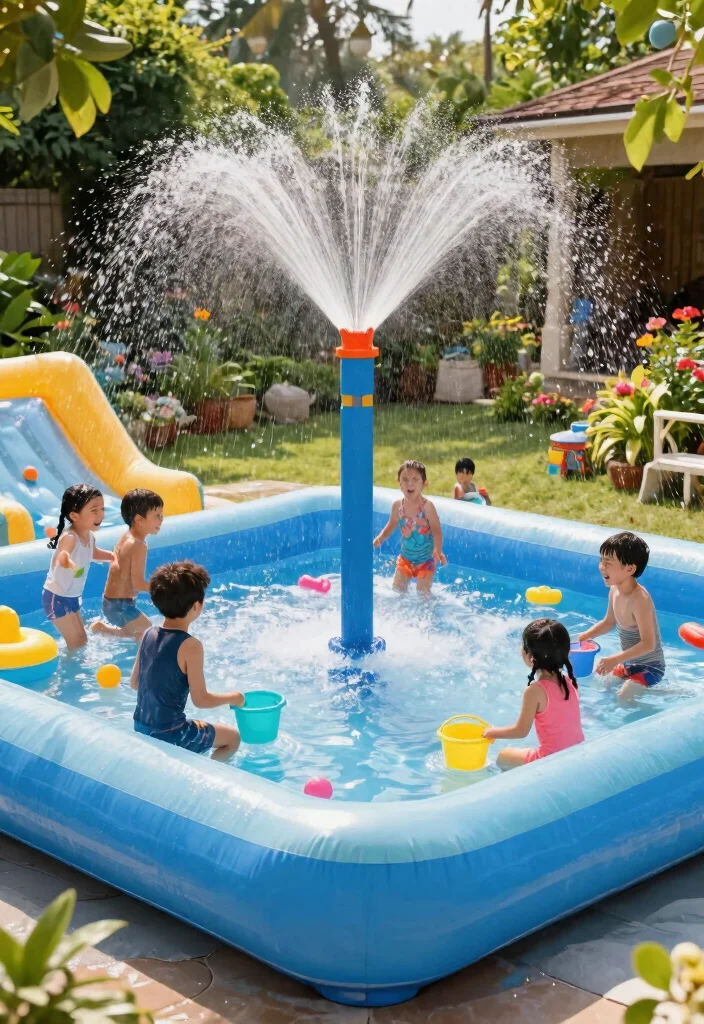 18 Kids Backyard Ideas for Hours of Outdoor Fun and Play - 5. Water Play Area 1