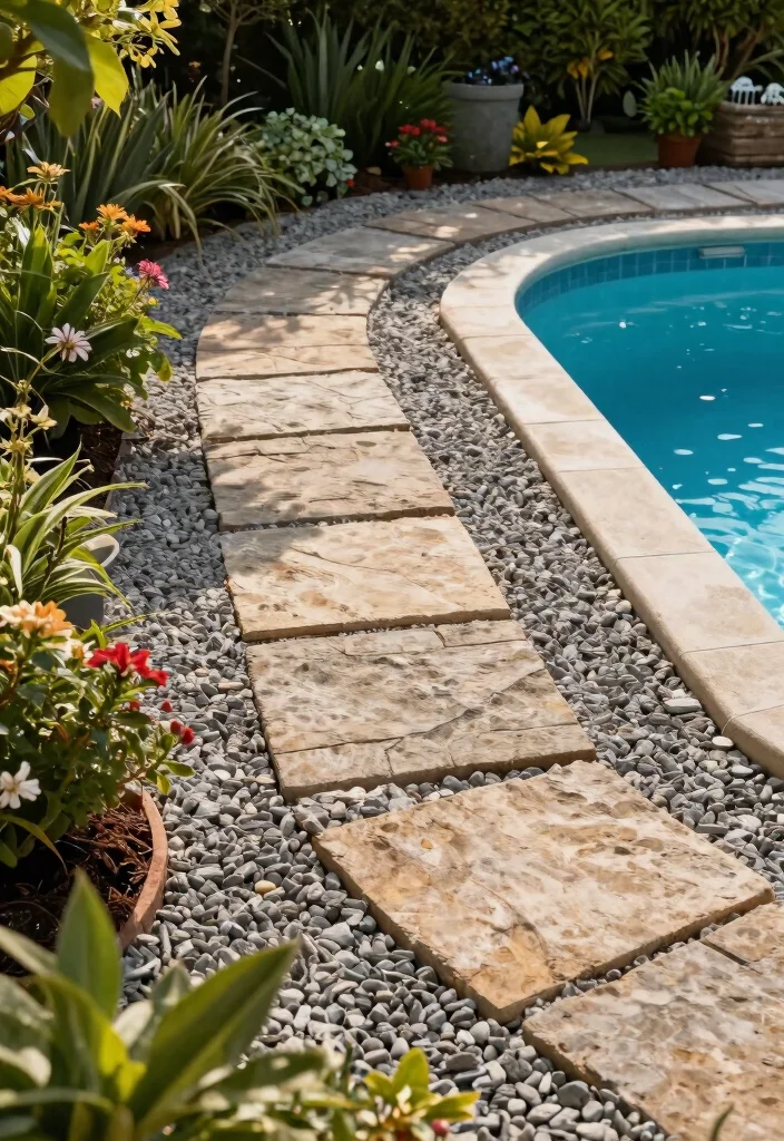 12 Above Ground Pool Leveling Ideas to Get a Perfectly Flat Base 4 12 Above Ground Pool Leveling Ideas to Get a Perfectly Flat Base - 4. Gravel Pad with Pavers 1