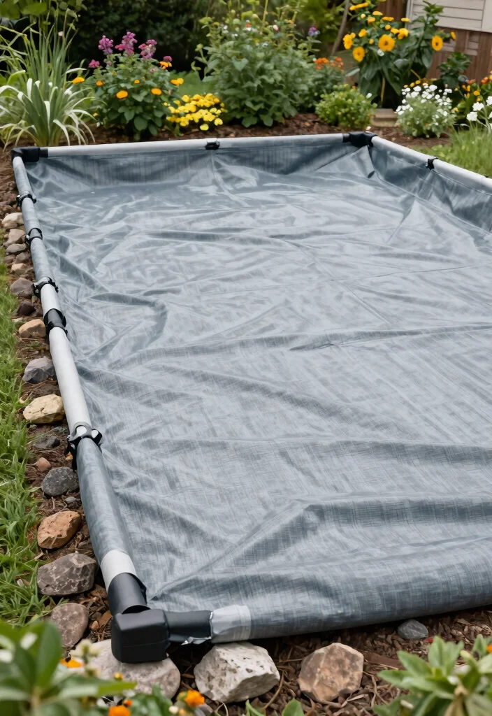 12 Above Ground Pool Leveling Ideas to Get a Perfectly Flat Base 8 12 Above Ground Pool Leveling Ideas to Get a Perfectly Flat Base - 8. Landscape Fabric for Weed Prevention 1