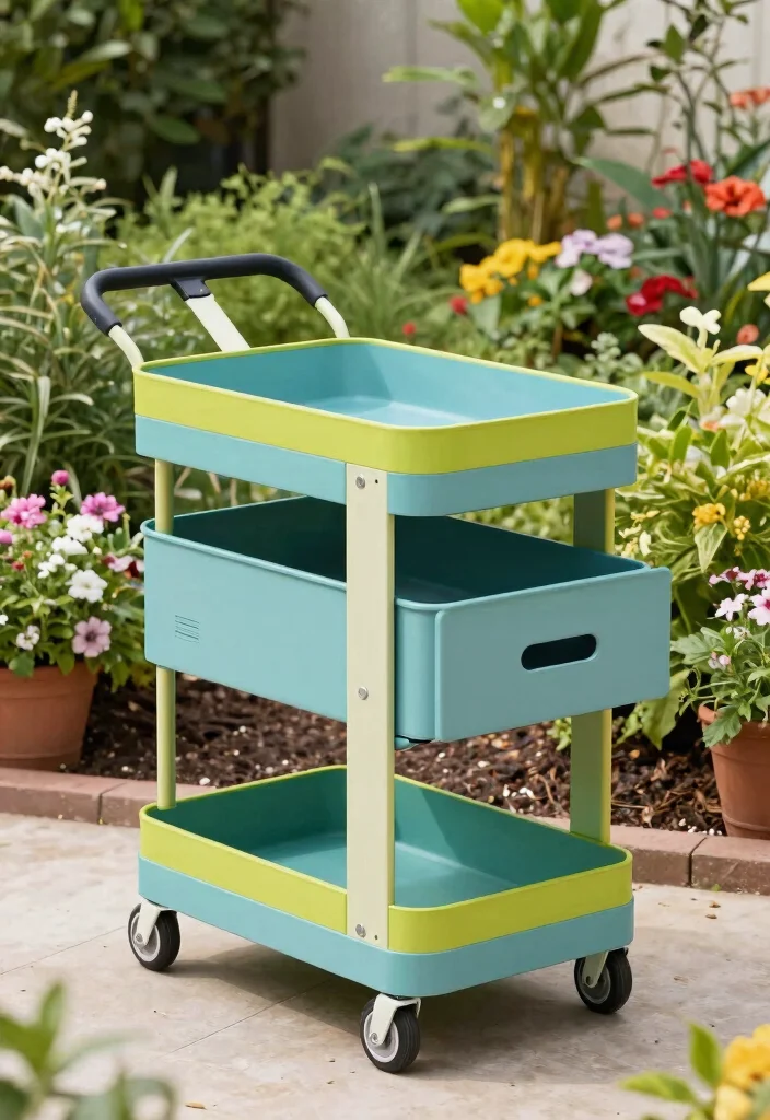 12 Garden Cart Ideas to Haul and Organize Your Outdoor Tools 10 12 Garden Cart Ideas to Haul and Organize Your Outdoor Tools - 10. Smart Storage Solutions 1