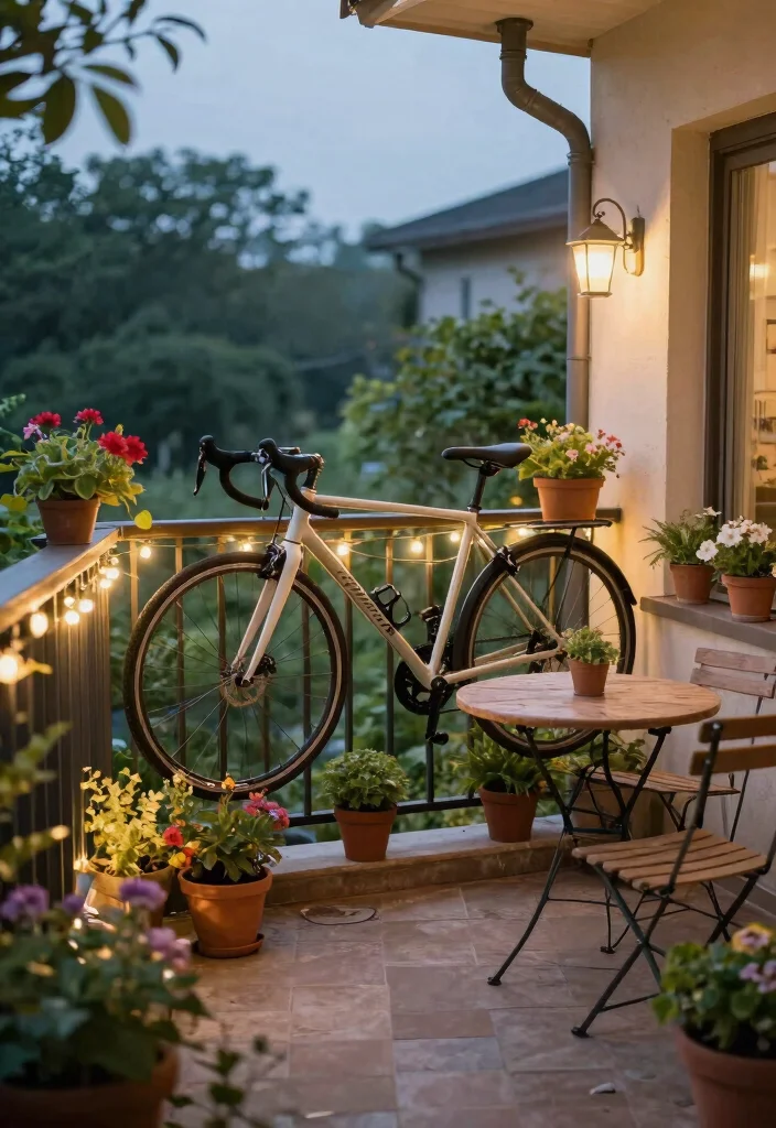 12 Road Bike Storage Ideas That Keep Your Bike Safe and Display-Ready 12 12 Road Bike Storage Ideas That Keep Your Bike Safe and Display-Ready - 12. Balcony Bike Garden 1