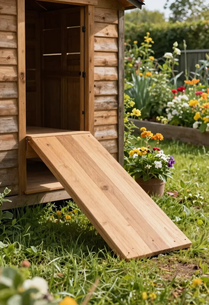 12 Storage Shed Ramp Ideas for Easy Access With Heavy Equipment 1 12 Storage Shed Ramp Ideas for Easy Access With Heavy Equipment - 1. Basic Wooden Ramp for Smooth Access 1