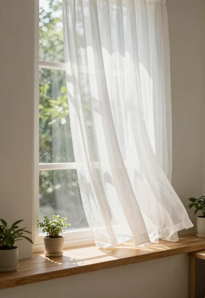 14 Box Window Curtain Ideas for a Clean and Polished Look 1 14 Box Window Curtain Ideas for a Clean and Polished Look - 1. Sheer Elegance 1