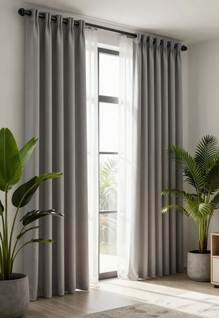 14 Box Window Curtain Ideas for a Clean and Polished Look 14 14 Box Window Curtain Ideas for a Clean and Polished Look - 14. Smart Home Integration 1