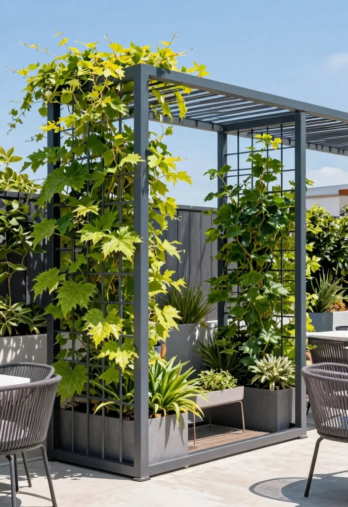 14 Cheap Trellis Ideas That Look Far More Expensive Than They Are 10 14 Cheap Trellis Ideas That Look Far More Expensive Than They Are - 10. Metal Grate Trellis 1
