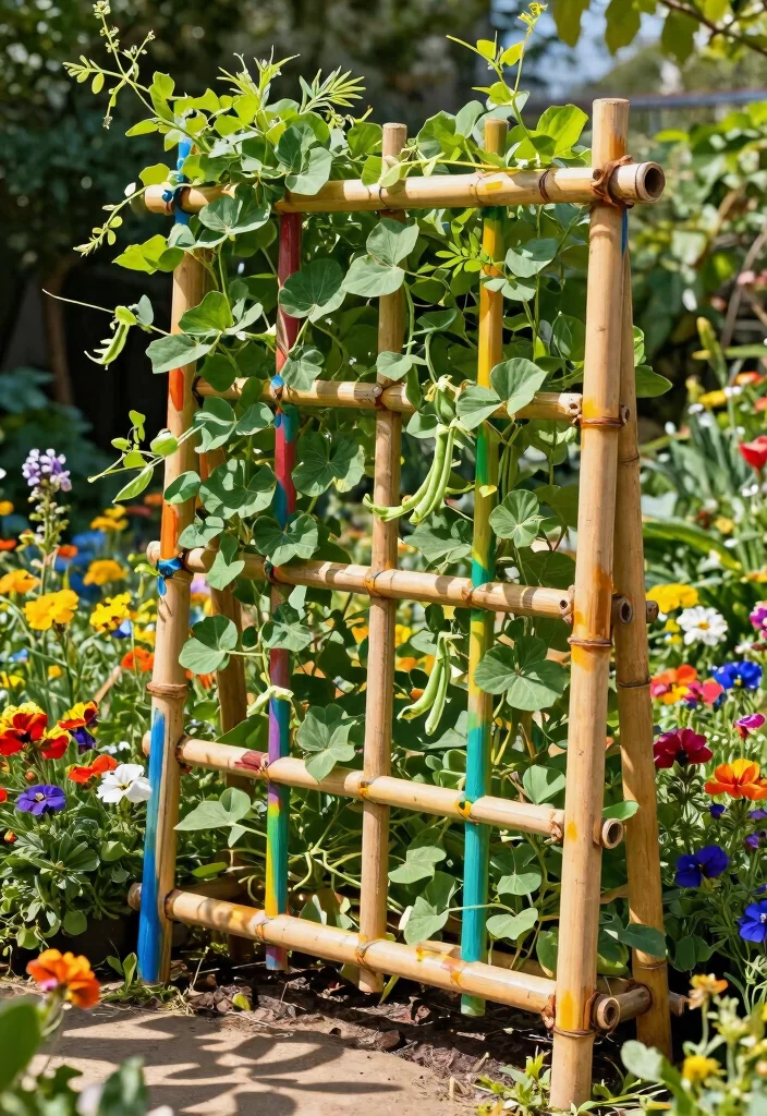 14 Cheap Trellis Ideas That Look Far More Expensive Than They Are 2 14 Cheap Trellis Ideas That Look Far More Expensive Than They Are - 2. DIY Bamboo Trellis 1