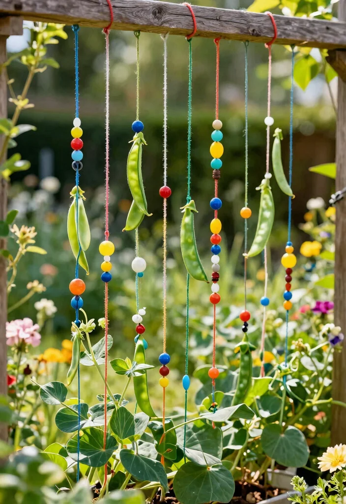 14 Cheap Trellis Ideas That Look Far More Expensive Than They Are 9 14 Cheap Trellis Ideas That Look Far More Expensive Than They Are - 9. String Garden Trellis 1