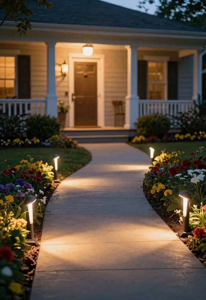 14 Front Porch Lighting Fixtures That Add Charm and Curb Appeal 5 14 Front Porch Lighting Fixtures That Add Charm and Curb Appeal - 5. LED Pathway Lights 1