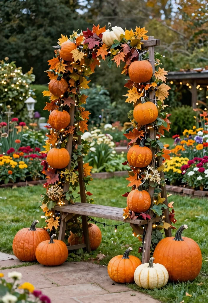 14 Front of House Trellis Ideas That Instantly Boost Curb Appeal 13 14 Front of House Trellis Ideas That Instantly Boost Curb Appeal - 13. Trellis with Seasonal Decor 1