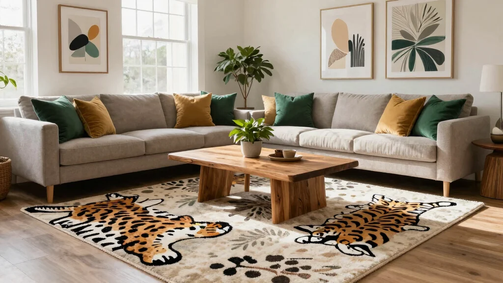 15 Animal Print Rug Living Room Ideas Bold Statement Style