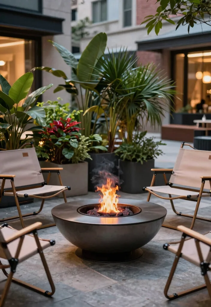 15 Backyard Fire Pit Ideas for Every Budget and Backyard Size 2 15 Backyard Fire Pit Ideas for Every Budget and Backyard Size - 2. Simple Metal Fire Bowl for Small Spaces 1