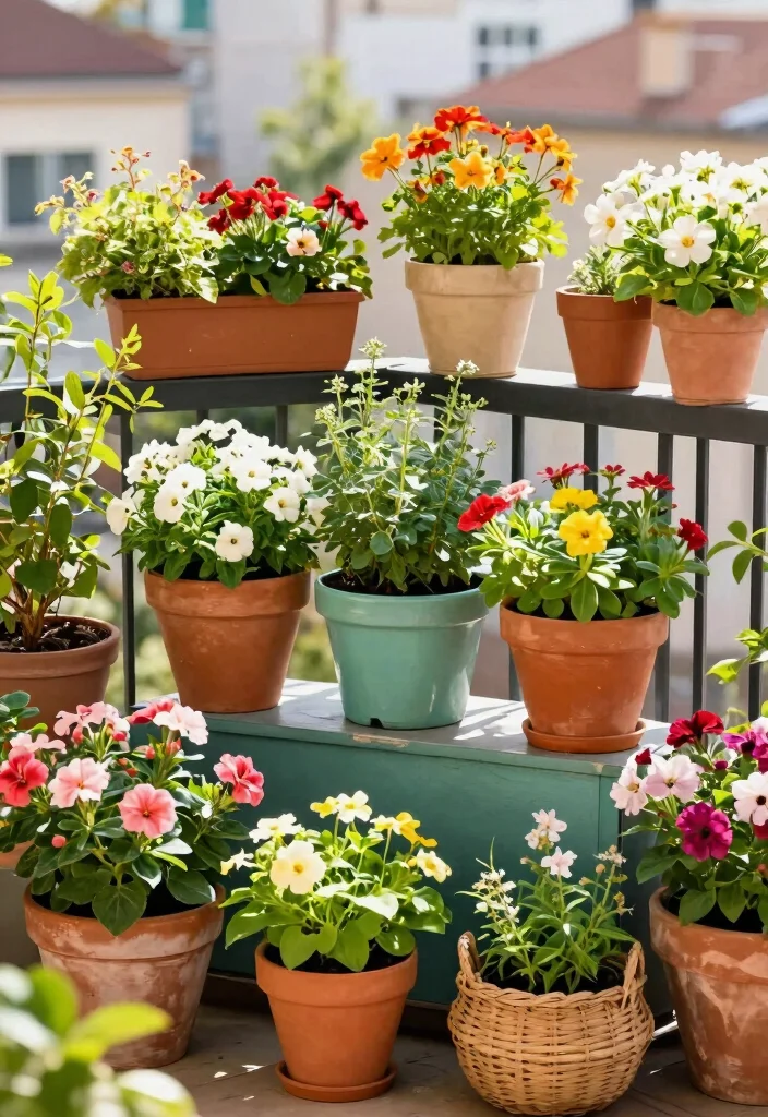 15 Balcony Planter Ideas for Small Spaces and Apartment Gardens 6 15 Balcony Planter Ideas for Small Spaces and Apartment Gardens - 6. Container Gardening 1