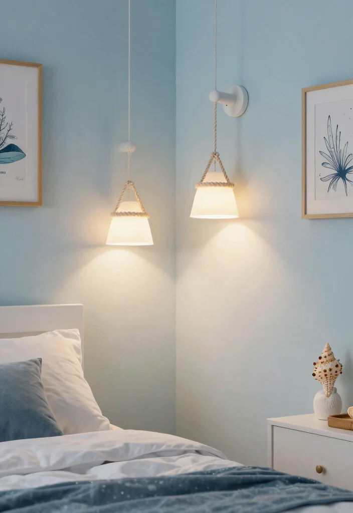 15 Bedroom Wall Lights Above Bed Ideas Modern Cozy Lighting - 11. Nautical-Inspired Wall Lights 1