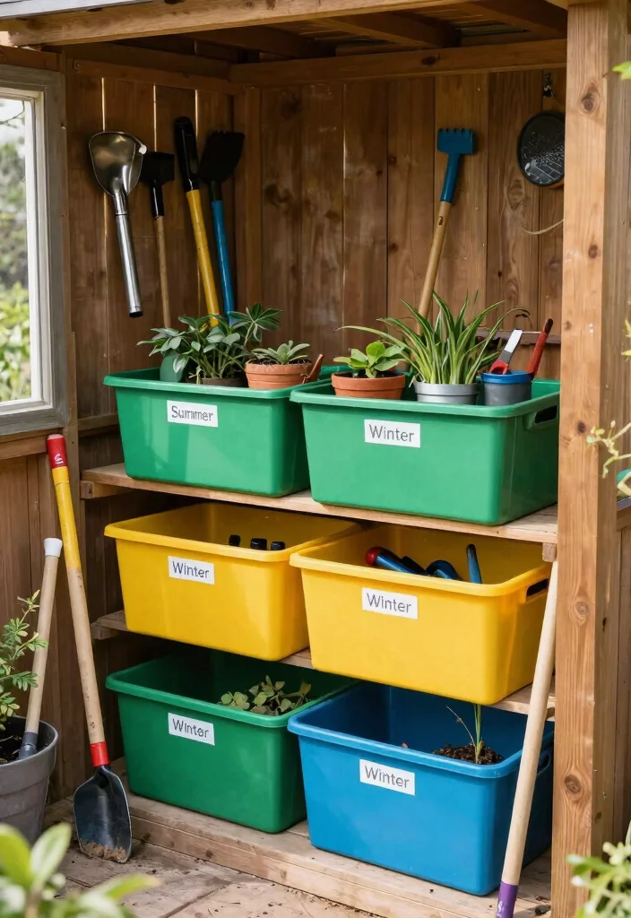 15 Outdoor Storage Ideas That Keep Your Backyard Neat and Organized 15 15 Outdoor Storage Ideas That Keep Your Backyard Neat and Organized - 15. Seasonal Storage Solutions 1