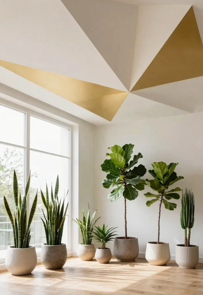 15 POP Ceiling Designs That Make Any Room Look Elegant and Spacious 1 15 POP Ceiling Designs That Make Any Room Look Elegant and Spacious - 1. Geometric Patterns 1