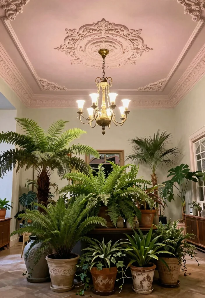 15 POP Ceiling Designs That Make Any Room Look Elegant and Spacious 11 15 POP Ceiling Designs That Make Any Room Look Elegant and Spacious - 11. Vintage-Inspired Designs 1