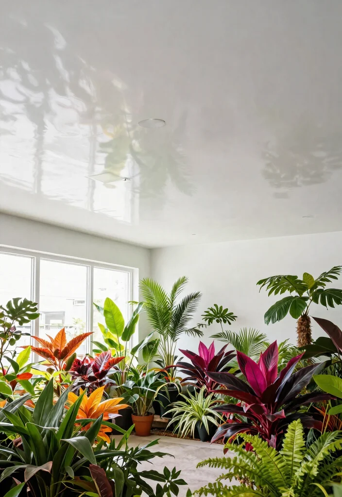 15 POP Ceiling Designs That Make Any Room Look Elegant and Spacious 12 15 POP Ceiling Designs That Make Any Room Look Elegant and Spacious - 12. High Gloss Finishes 1