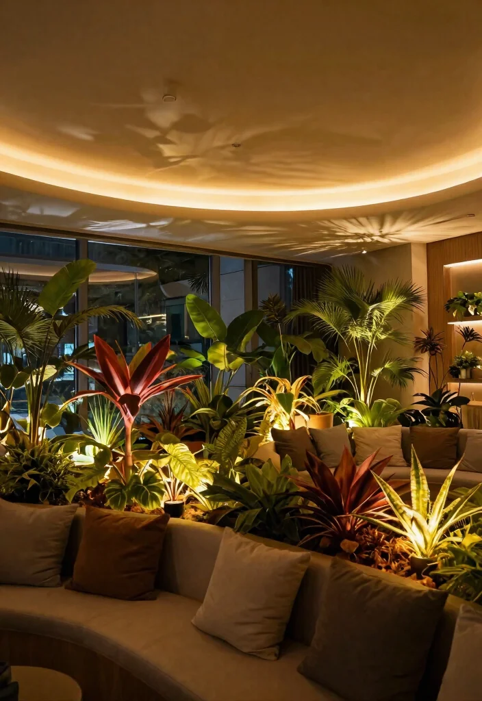15 POP Ceiling Designs That Make Any Room Look Elegant and Spacious 13 15 POP Ceiling Designs That Make Any Room Look Elegant and Spacious - 13. Layered Lighting Effects 1