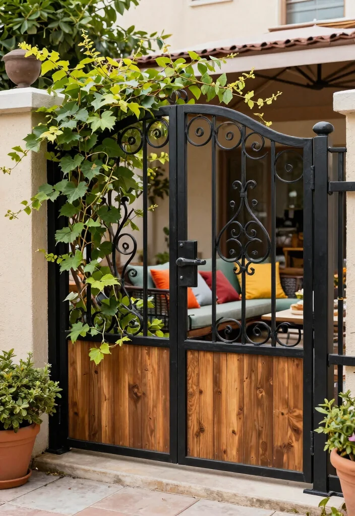 15 Patio Privacy Ideas for a Secluded and Relaxing Outdoor Space - 10. Decorative Fences 1