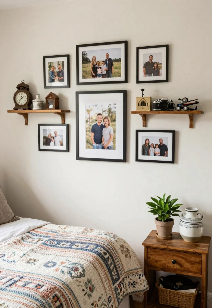 15 Small Rustic Bedroom Ideas Warm Cozy Charm - 4. Add Personal Touches 1