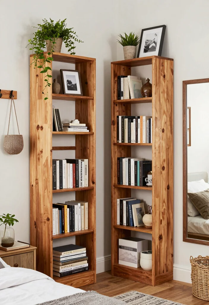 15 Small Rustic Bedroom Ideas Warm Cozy Charm - 9. Maximize Vertical Space 1