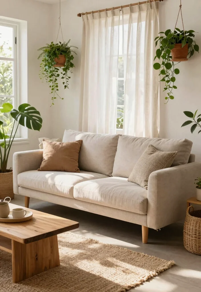 15 Small Sofa Living Room Ideas for Cozy Studio Apartments - 14. Outdoor-Inspired Sofas for a Fresh Vibe 1