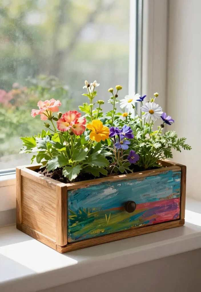 15 Window Planter Box Ideas to Add Color and Charm to Any Home 15 15 Window Planter Box Ideas to Add Color and Charm to Any Home - 15. Creative DIY Planters 1