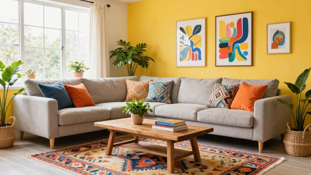 15 Yellow Accent Wall Living Room Ideas: Cheerful Warm Pop