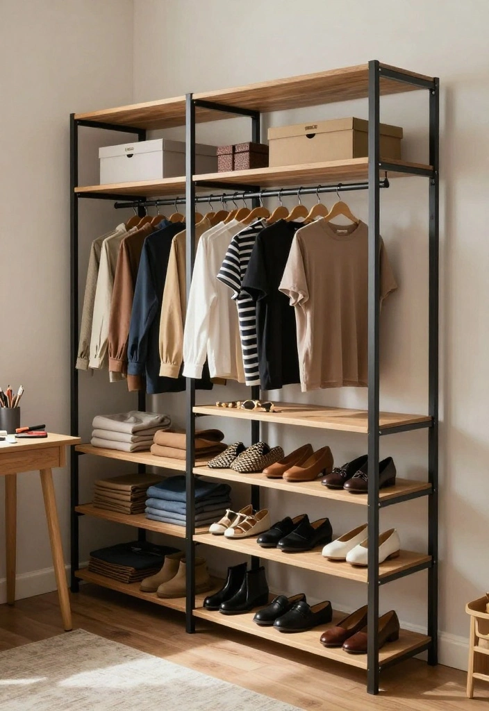 16 Bedroom Into Closet Ideas: Clever Space Transformations - 12. DIY Closet Organizer Systems 1