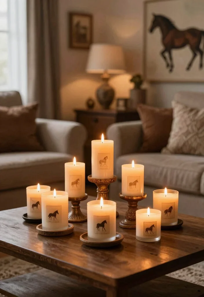 16 Horse Decor Living Room Equestrian Style Ideas Elegant Rustic 10 16 Horse Decor Living Room Equestrian Style Ideas Elegant Rustic - 10. Equine Scented Candles 1