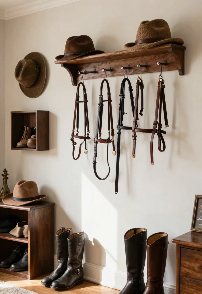 16 Horse Decor Living Room Equestrian Style Ideas Elegant Rustic 8 16 Horse Decor Living Room Equestrian Style Ideas Elegant Rustic - 8. Horse Tack and Gear Display 1