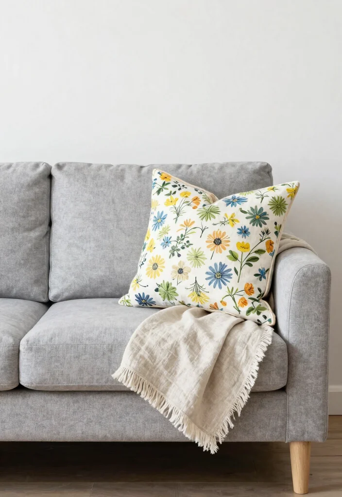 16 Living Room Grey Sofa Ideas for Easy Neutral Styling - 16. Seasonal Decor Changes 1