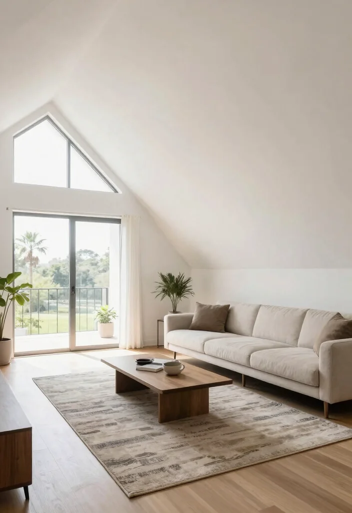 16 Slanted Wall Living Room Ideas: Smart Design Solutions - 8. Open Floor Plans 1