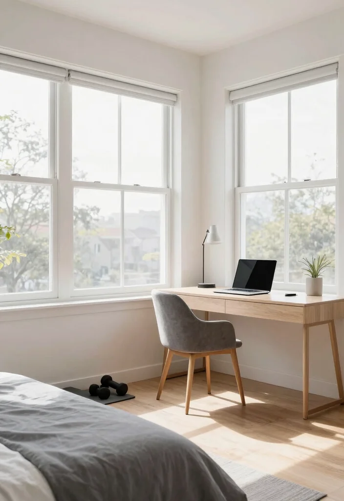17 Bedroom With Big Windows Ideas for Bright, Airy Layouts 12 17 Bedroom With Big Windows Ideas for Bright, Airy Layouts - 12. Multi-Purpose Spaces 1