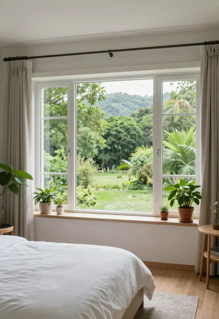 17 Bedroom With Big Windows Ideas for Bright, Airy Layouts 15 17 Bedroom With Big Windows Ideas for Bright, Airy Layouts - 15. Emphasizing Views 1