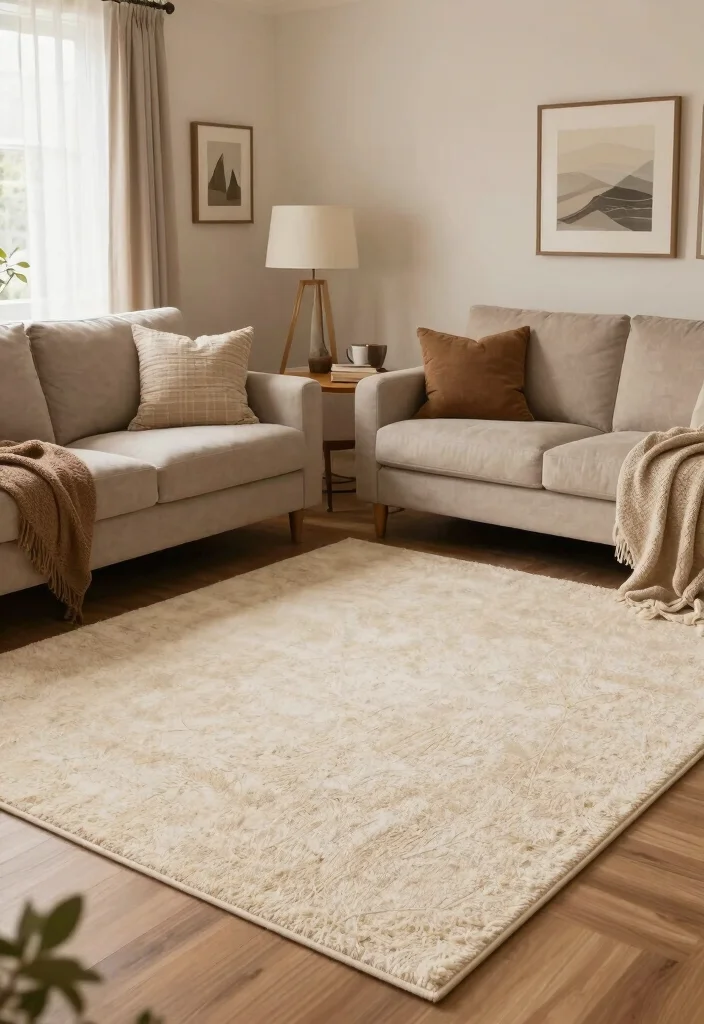 17 Cream Rug Living Room Ideas: Soft Neutral Base 18 17 Cream Rug Living Room Ideas: Soft Neutral Base - Conclusion 1