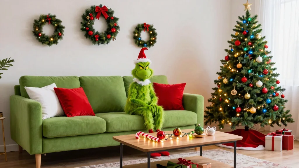 17 Grinch Living Room Decor Ideas for a Fun Festive Theme